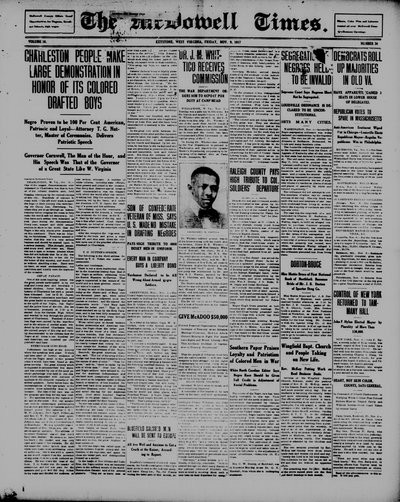 McDowell Times, Nov 9, 1917