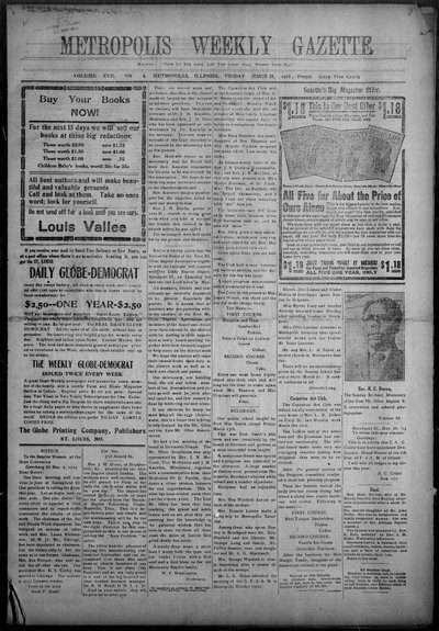 Metropolis Weekly Gazette, Mar 27, 1914