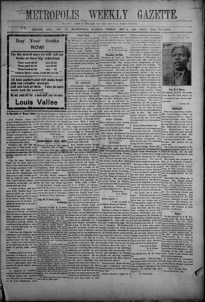 Metropolis Weekly Gazette, May 8, 1914