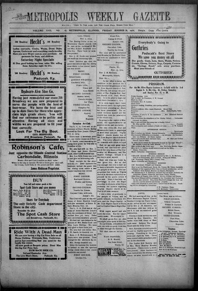 Metropolis Weekly Gazette, Nov 20, 1914