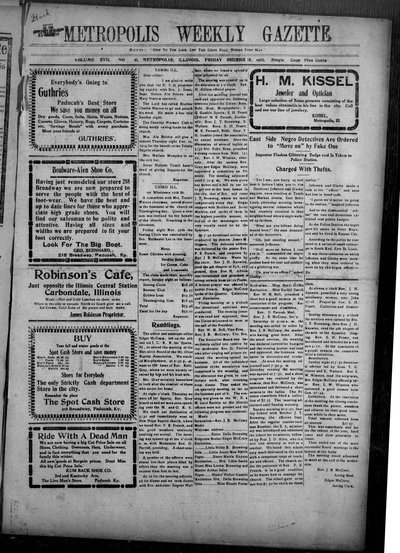 Metropolis Weekly Gazette, Dec 18, 1914