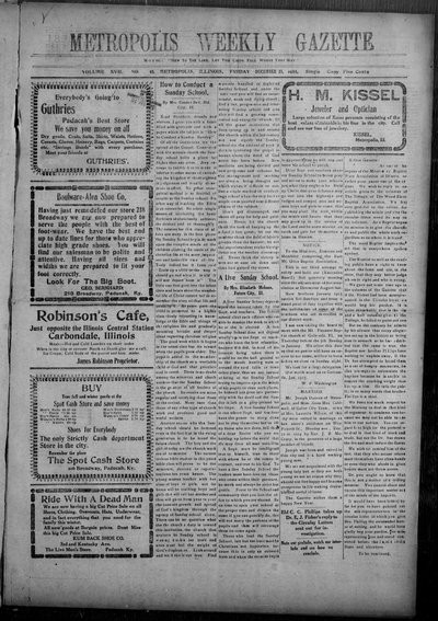 Metropolis Weekly Gazette, Dec 25, 1914