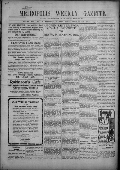 Metropolis Weekly Gazette, Jan 29, 1915