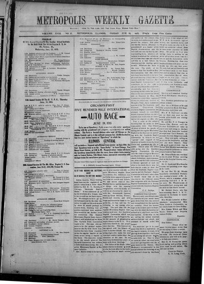 Metropolis Weekly Gazette, Jun 18, 1915
