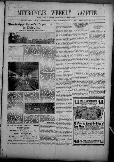 Metropolis Weekly Gazette, Sep 17, 1915