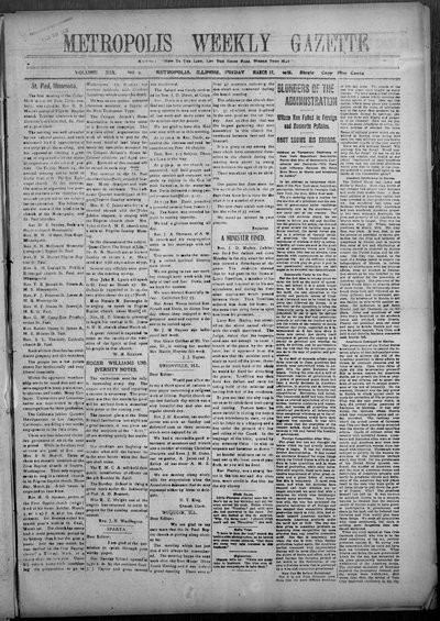 Metropolis Weekly Gazette, Mar 17, 1916