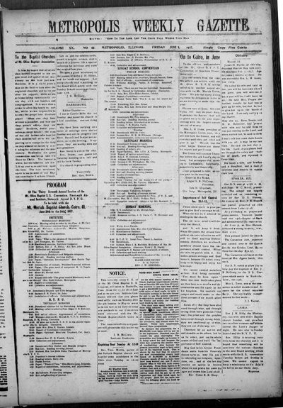 Metropolis Weekly Gazette, Jun 8, 1917