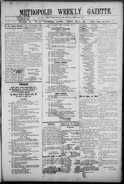 Metropolis Weekly Gazette, Jun 15, 1917