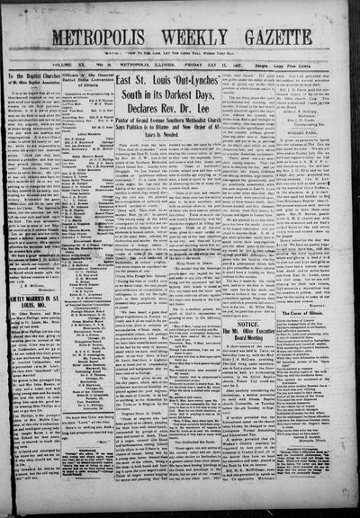 Metropolis Weekly Gazette, Jul 13, 1917