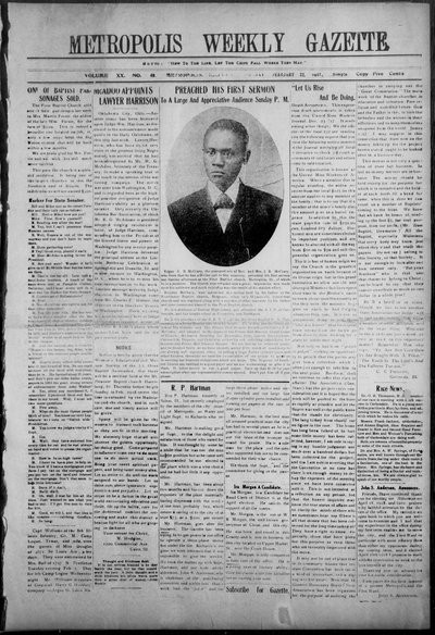 Metropolis Weekly Gazette, Feb 22, 1918
