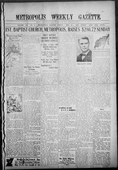 Metropolis Weekly Gazette, May 17, 1918