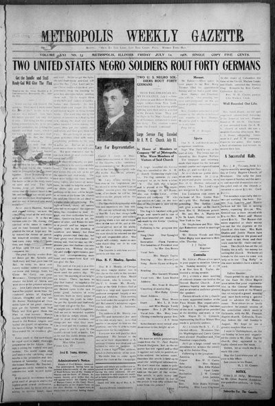 Metropolis Weekly Gazette, Jul 12, 1918