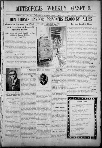 Metropolis Weekly Gazette, Jul 26, 1918