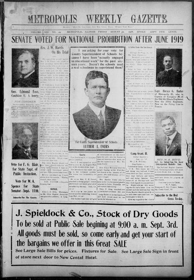 Metropolis Weekly Gazette, Aug 30, 1918