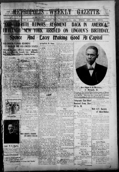 Metropolis Weekly Gazette, Feb 14, 1919