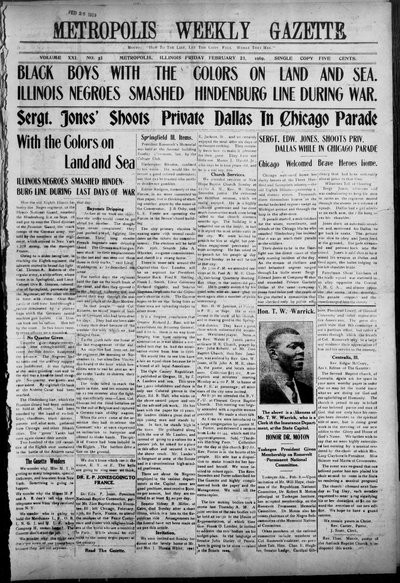 Metropolis Weekly Gazette, Feb 21, 1919