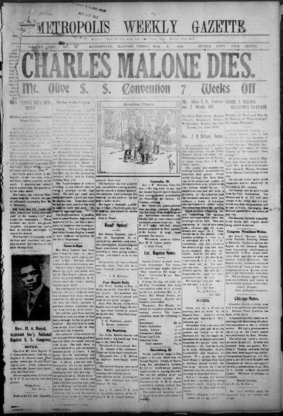 Metropolis Weekly Gazette, May 9, 1919