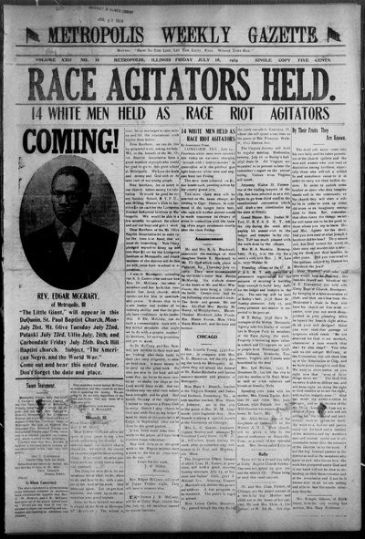 Metropolis Weekly Gazette, Jul 18, 1919