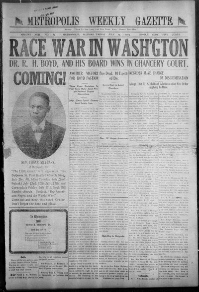 Metropolis Weekly Gazette, Jul 25, 1919