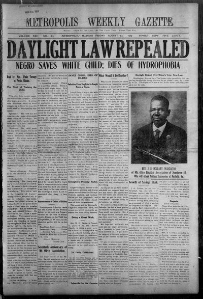 Metropolis Weekly Gazette, Aug 22, 1919