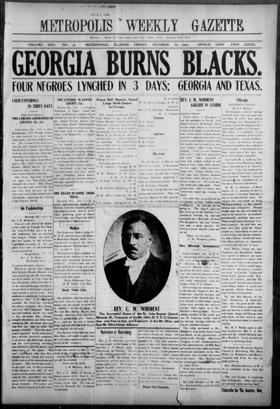 Metropolis Weekly Gazette, Oct 17, 1919
