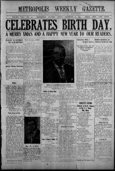 Metropolis Weekly Gazette, Dec 26, 1919