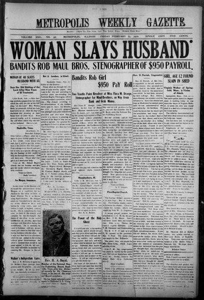 Metropolis Weekly Gazette, Feb 27, 1920