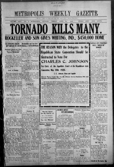 Metropolis Weekly Gazette, Apr 23, 1920