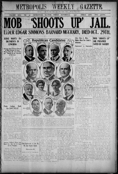 Metropolis Weekly Gazette, Oct 29, 1920