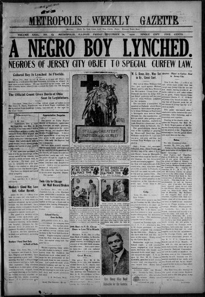 Metropolis Weekly Gazette, Dec 10, 1920