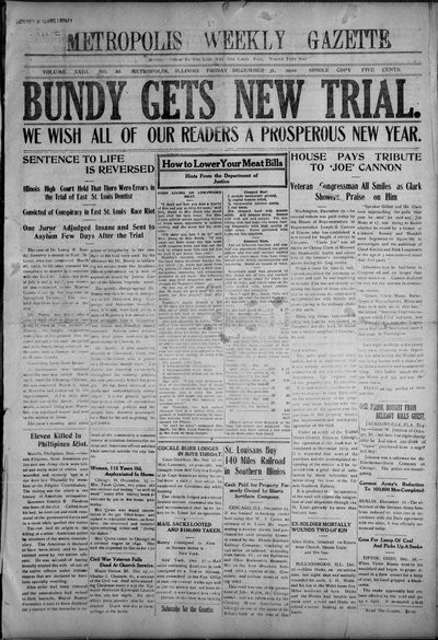 Metropolis Weekly Gazette, Dec 31, 1920