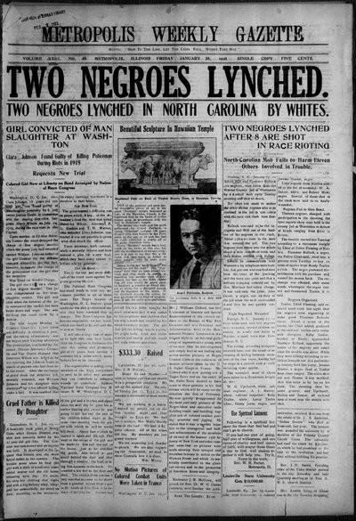 Metropolis Weekly Gazette, Jan 28, 1921
