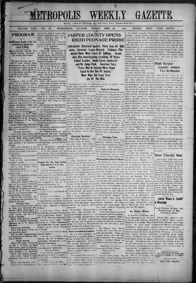 Metropolis Weekly Gazette, Apr 22, 1921