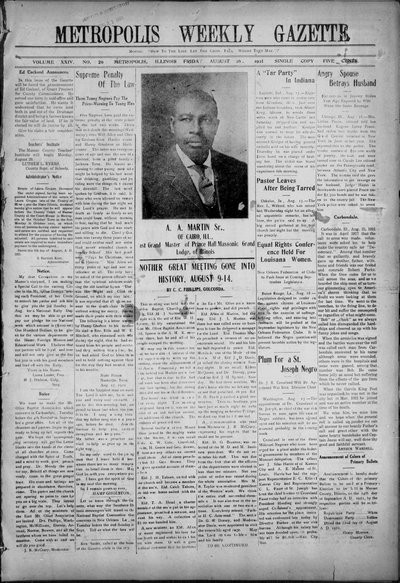 Metropolis Weekly Gazette, Aug 26, 1921