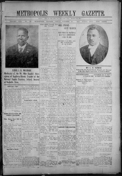 Metropolis Weekly Gazette, Oct 14, 1921