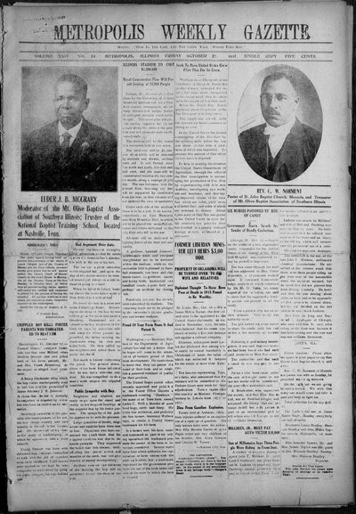 Metropolis Weekly Gazette, Oct 21, 1921