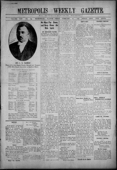 Metropolis Weekly Gazette, Feb 10, 1922