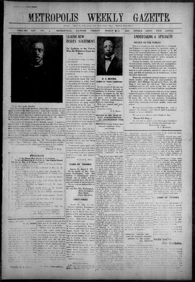 Metropolis Weekly Gazette, Mar 17, 1922