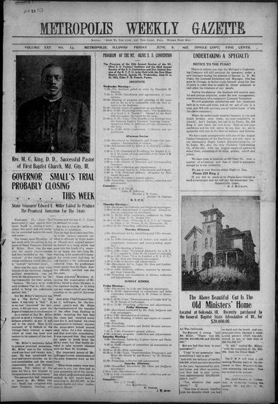 Metropolis Weekly Gazette, Jun 9, 1922