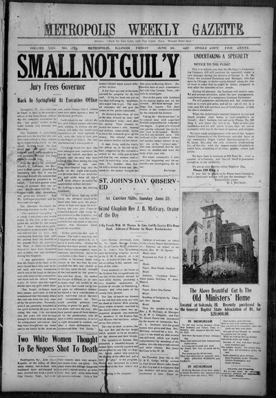 Metropolis Weekly Gazette, Jun 30, 1922