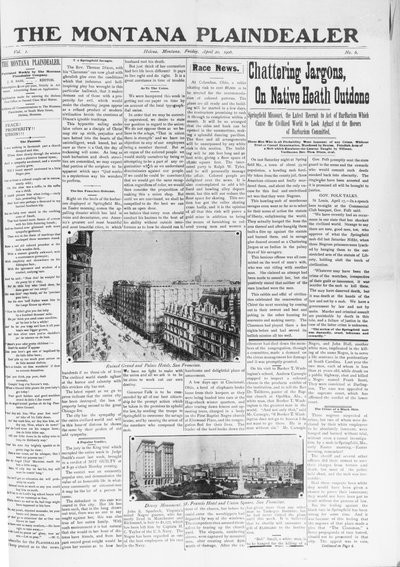 Montana Plaindealer, Apr 20, 1906
