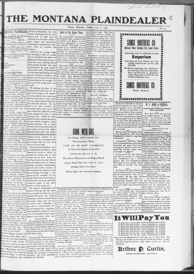 Montana Plaindealer, Jun 8, 1906