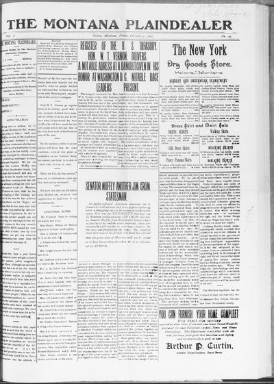 Montana Plaindealer, Feb 15, 1907