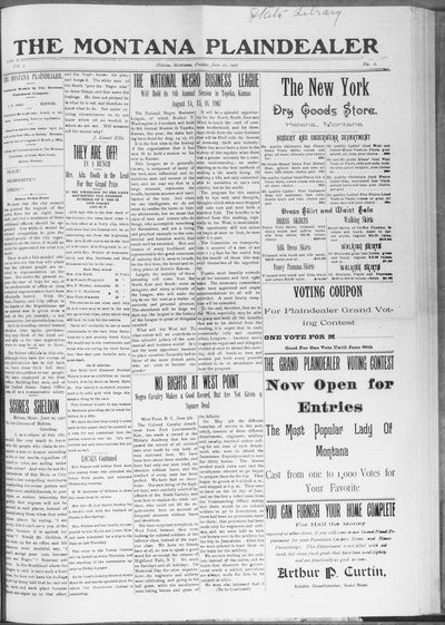 Montana Plaindealer, Jun 21, 1907