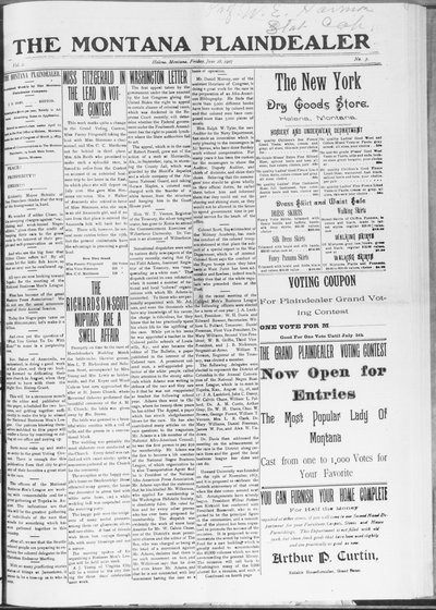 Montana Plaindealer, Jun 28, 1907