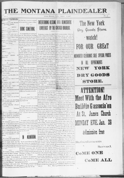 Montana Plaindealer, Jan 24, 1908