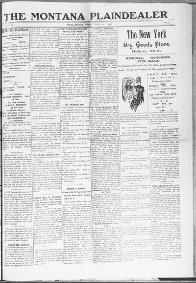 Montana Plaindealer, Oct 30, 1908