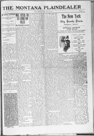 Montana Plaindealer, Apr 23, 1909