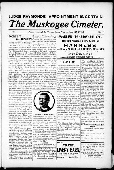 Muskogee Cimeter, Nov 23, 1905