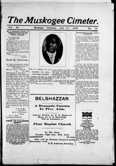 Muskogee Cimeter, Jul 17, 1915